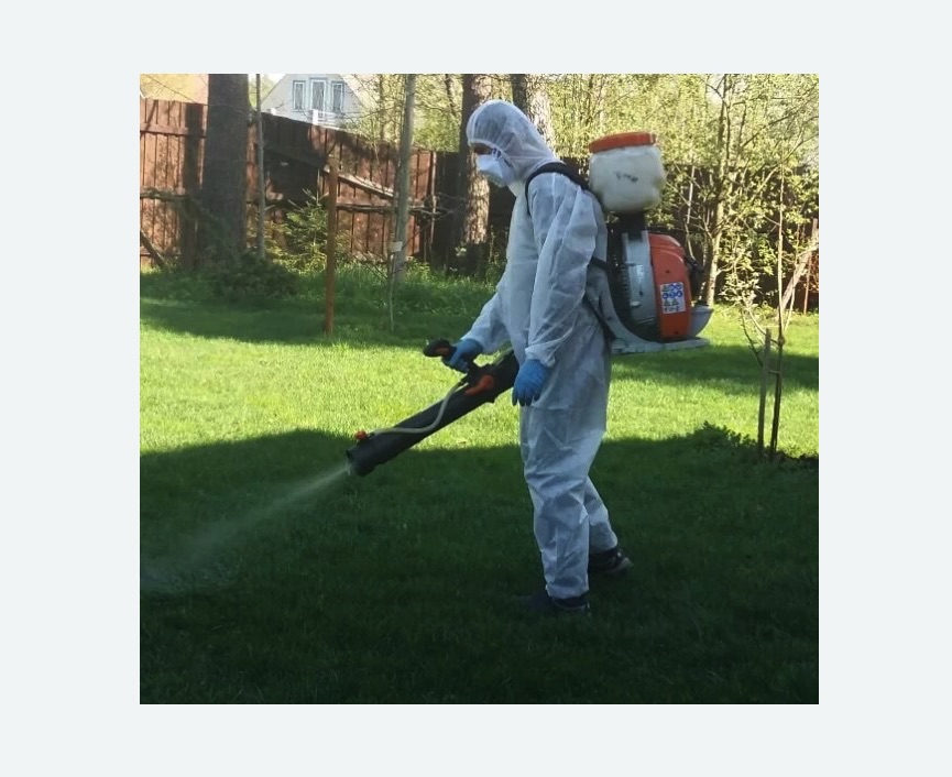 Обработка территории от клещей в г. Октябрьский