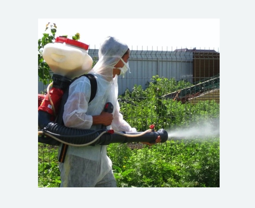 Акарицидная обработка территории в г. Октябрьский