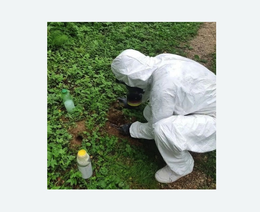 уничтожение кротов на участке в г. Октябрьский